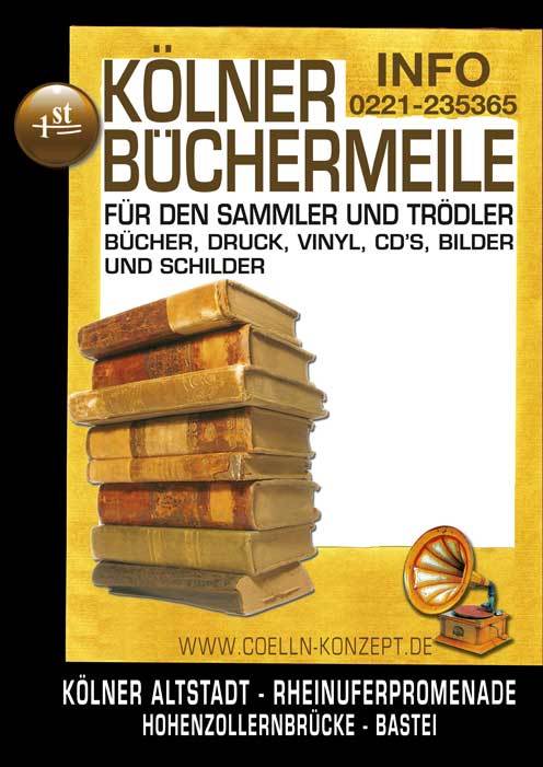 Kölner Büchermeile in 50668 Köln, Innenstadt am 12. Sep ...